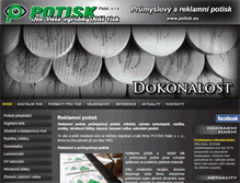 Tablet Screenshot of potisk-palat.cz